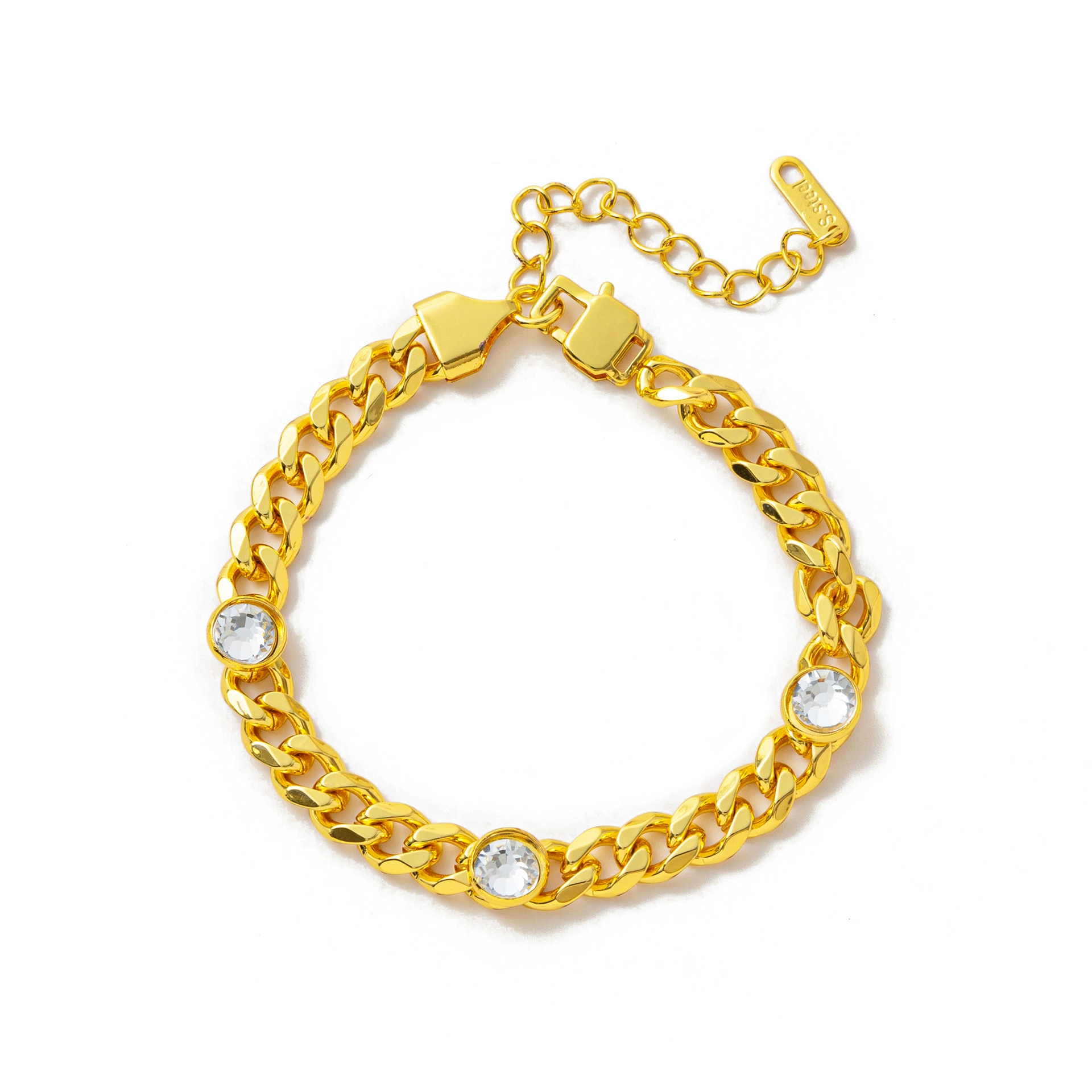 INS4032-M&T 2015 18K Gold Plated Bracelet Minimalist Bracelet
