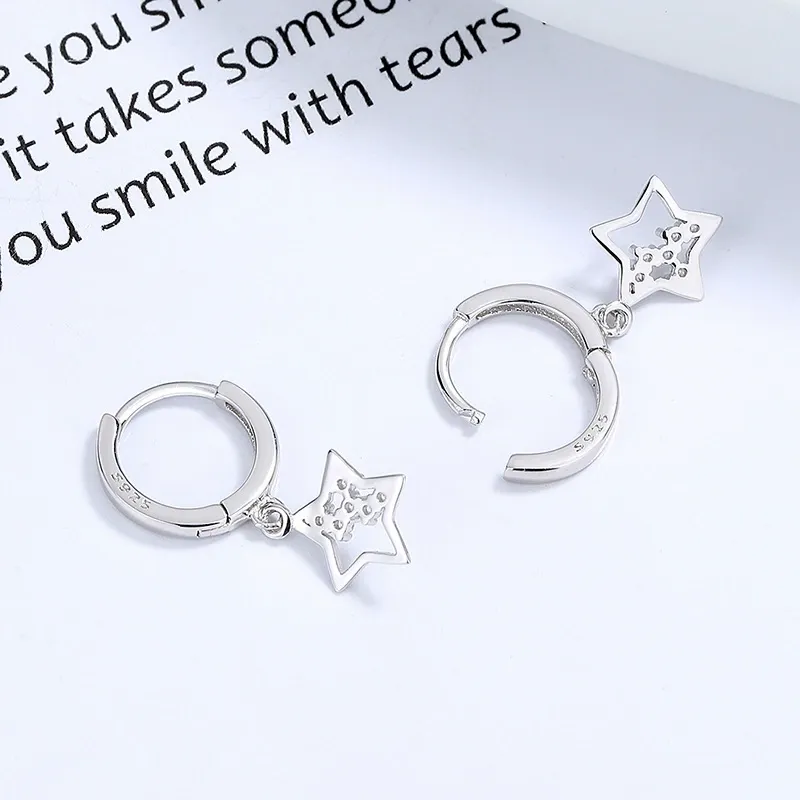 INS2378-Star Earrings CZ Drop Dangle Earrings Cute Earrings for Women Dainty Cubic Zirconia Earrings Stud Jewelry Gifts