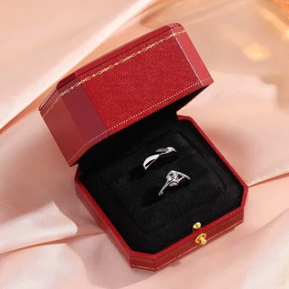 INS1163-0.15ct Round Cut Diamond Solid 14k White Gold Split Shank Engagement Ring Bridal Wedding Band Size 4-10