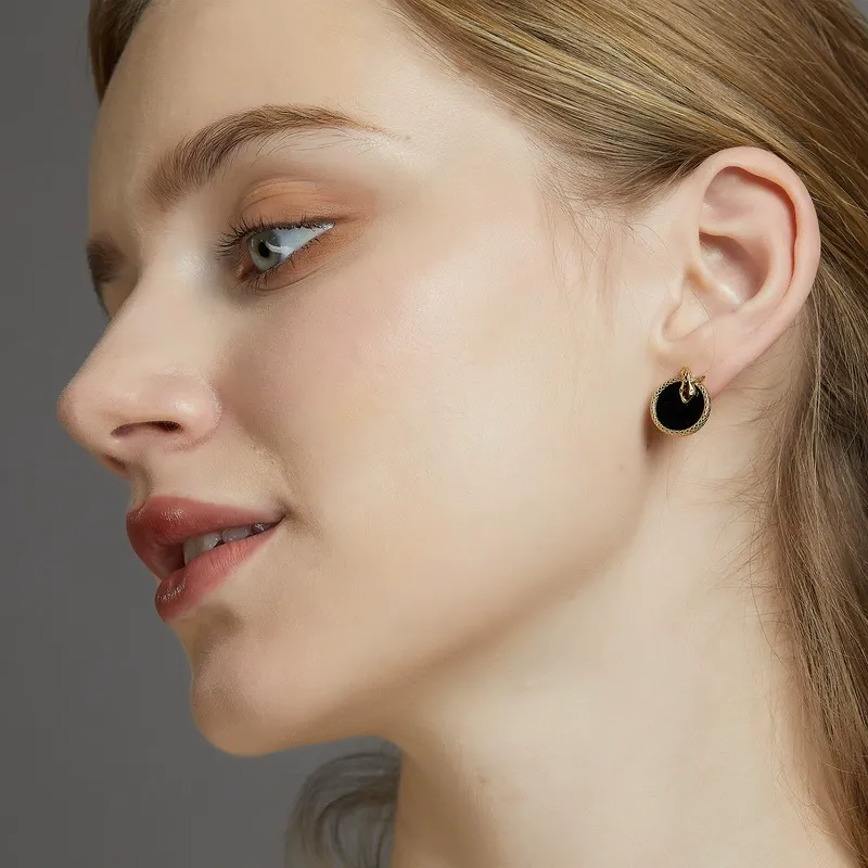 INS2376-WES Snake Earrings