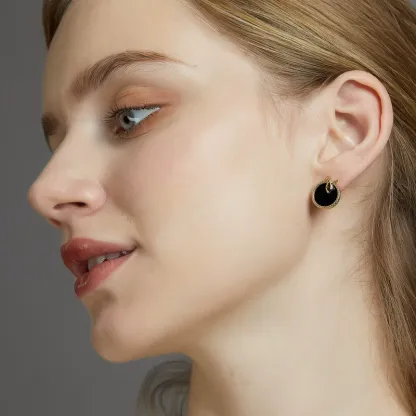 INS2376-WES Snake Earrings