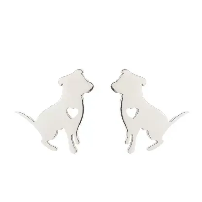 INS2070-FLYOW 925 Sterling Silver Animal Earring Studs Cute Stud Earrings Women Gifts