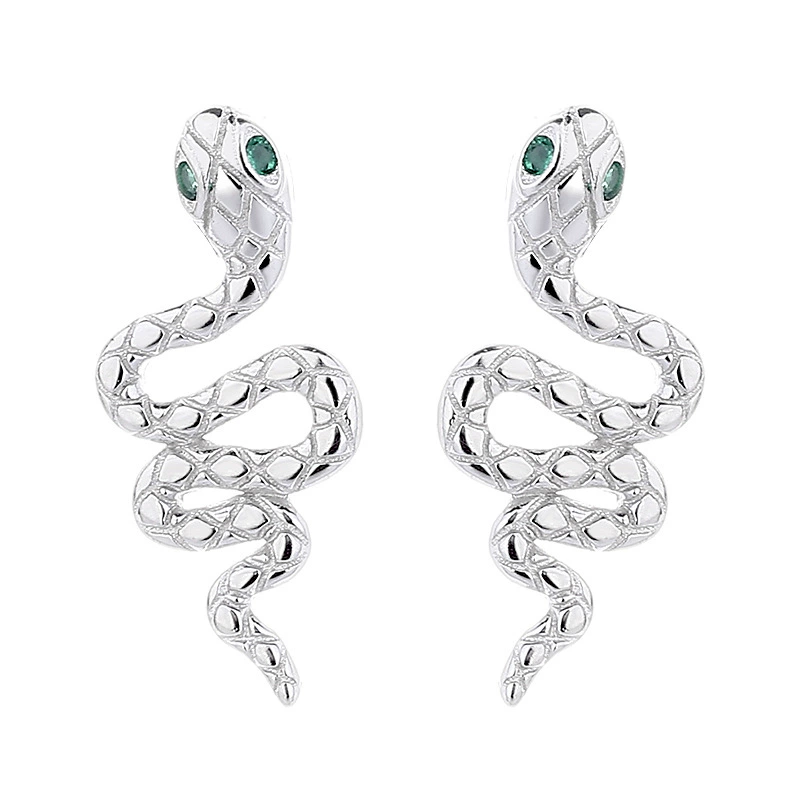 INS2406-925 Sterling Silver Black Cat Dog Hippo Snake Frog French Bulldog Bunny Cow Monkey Penguin Panda Pig Koala Fox Axolotl Stud Earrings for Women Hypoallergenic Gifts Birthday