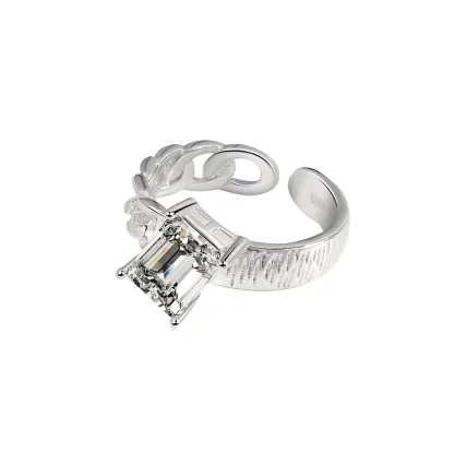 INS1199-3 CT Emerald Infinity Accent Engagement Ring Wedding Eternity Band Vintage Solitaire Silver Jewelry Halo-Setting Anniversary Praise Vintage Ring Gift by Neerja Jewels