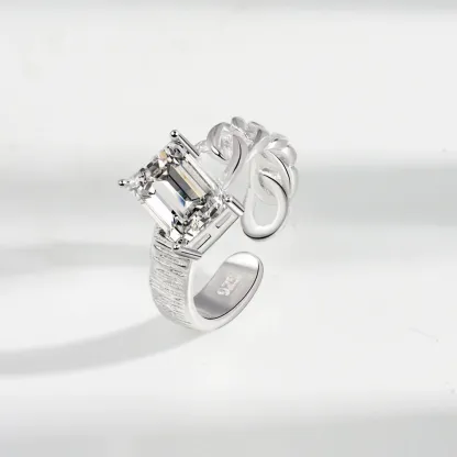 INS1199-3 CT Emerald Infinity Accent Engagement Ring Wedding Eternity Band Vintage Solitaire Silver Jewelry Halo-Setting Anniversary Praise Vintage Ring Gift by Neerja Jewels