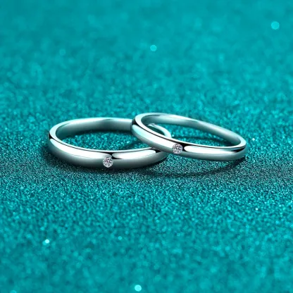 INS1187-925 Sterling Silver Wedding Band for Women Solid Silve White Zircon Halo Promise Rings for Engagement Anniversary Jewelry Size 6-9