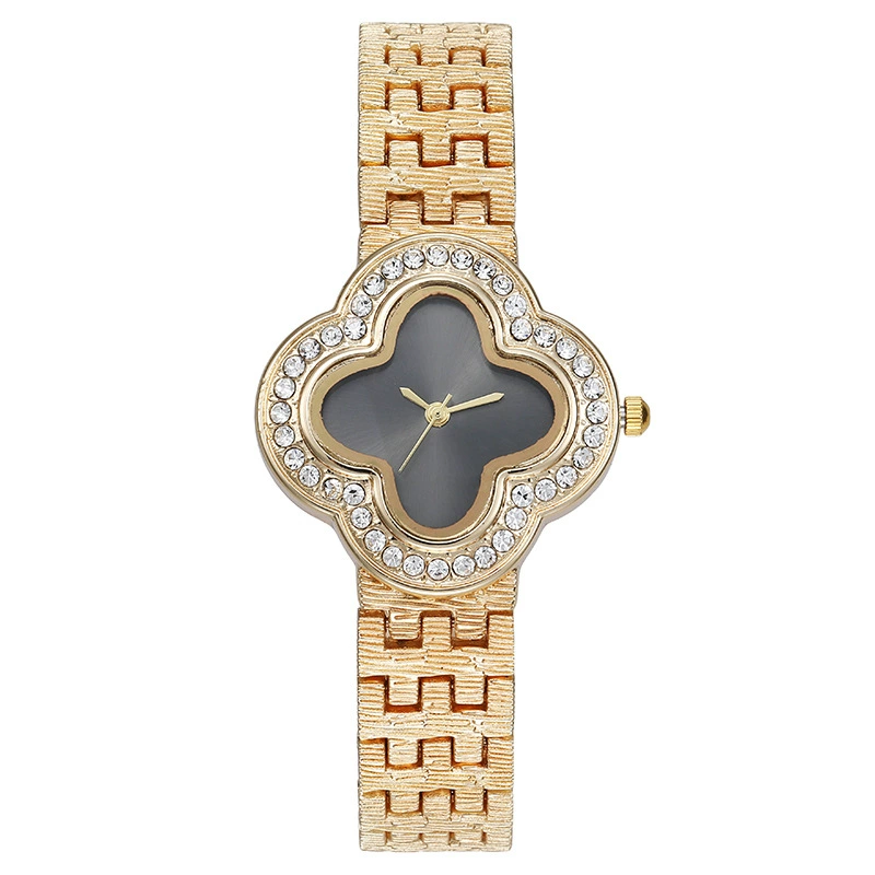 W-2042-ADSBIAOYE Unique Womens Gold Wrist Watches Ladies Vintage Diamond Watch Fashion Stainless Steel Waterproof Dress Quartz Gift Watches for Women