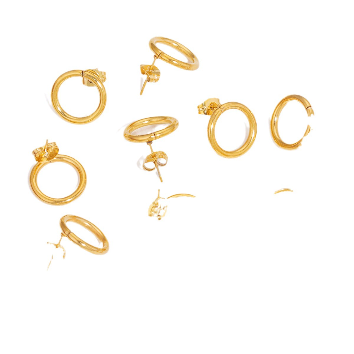 INS2005-Silpada 'Karma' Open Circle Stud Earrings in Sterling Silver