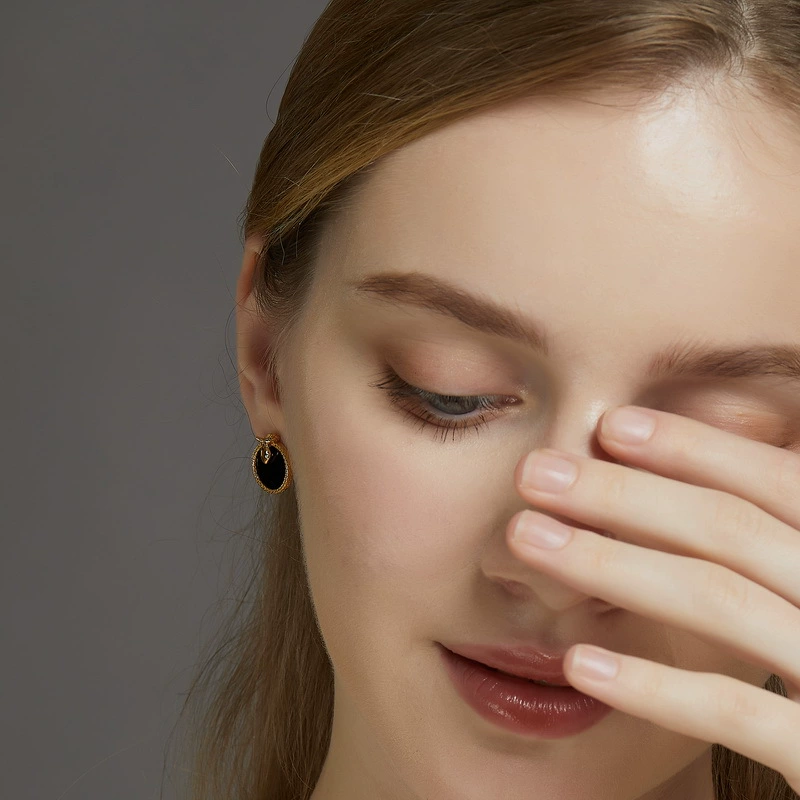 INS2376-WES Snake Earrings