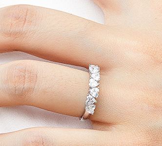 INS1072-ANGEL SALES 2.50 Ctw Heart Cut Diamond Engagement Wedding Ring For Women's 14K White Gold Finish