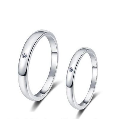 INS1187-925 Sterling Silver Wedding Band for Women Solid Silve White Zircon Halo Promise Rings for Engagement Anniversary Jewelry Size 6-9