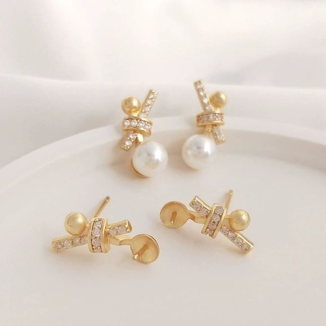 INS2244-Dangle Pearl Invisible Clip On Earrings for Women Not Pierced Gold Moon Star White Ribbon Heart Square Crystal Rhinestone Teardrop Hoop Comfortable Clip On Earrings