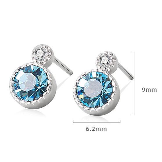 INS2283-Lightning Bolt/Cloud/Celtic Knot/Flip Flop/Sapphire Dangle Earrings 925 Sterling Silver Jewelry Gifts for Women