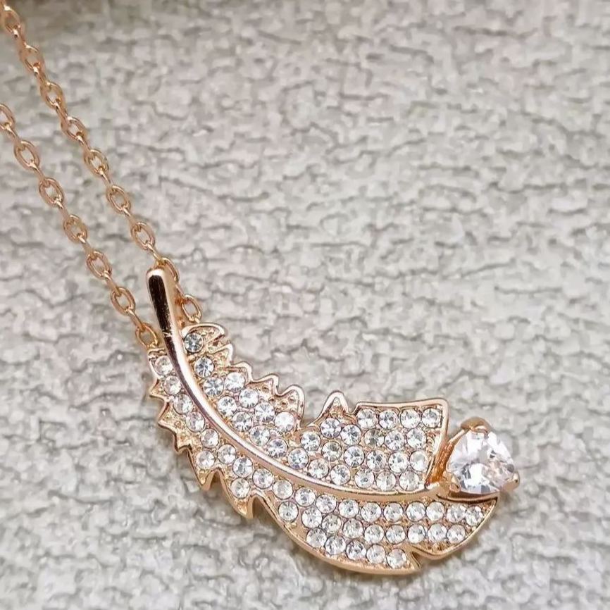 INS3257-SWAROVSKI Gold-Plated Nice Necklace