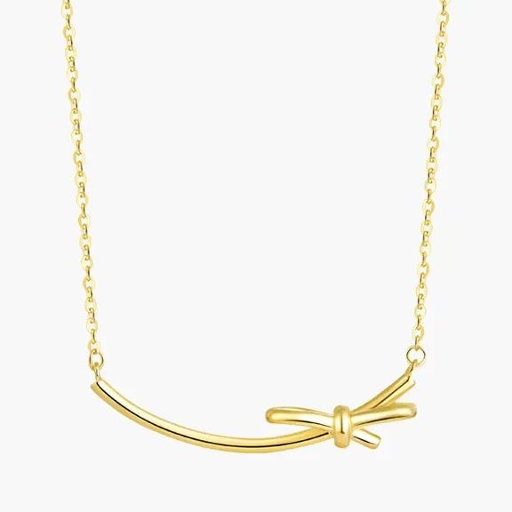 INS3271-New For Style Arrivals Stainless Steel Metal Knotted Personalized Necklace For Women Gold Silver - Meaningful Necklace Symbol, Spiritual Jewelry For Men And Women