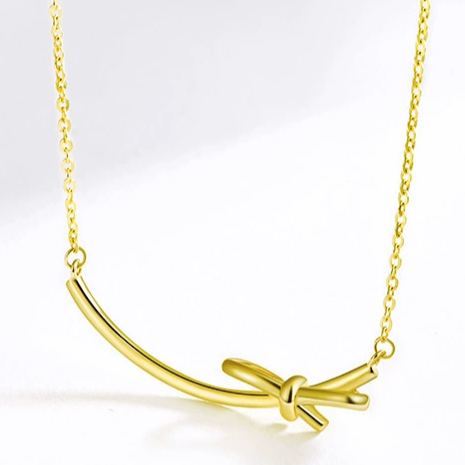 INS3271-New For Style Arrivals Stainless Steel Metal Knotted Personalized Necklace For Women Gold Silver - Meaningful Necklace Symbol, Spiritual Jewelry For Men And Women