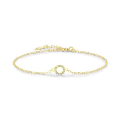 INS4075-"Amazon Essentials 1/10th CT TW Diamond Geometric Circle Adjustable Bracelet in Sterling Silver , (previously Amazon Collection) 5.0 5.0 out of 5 stars    3 ratings"