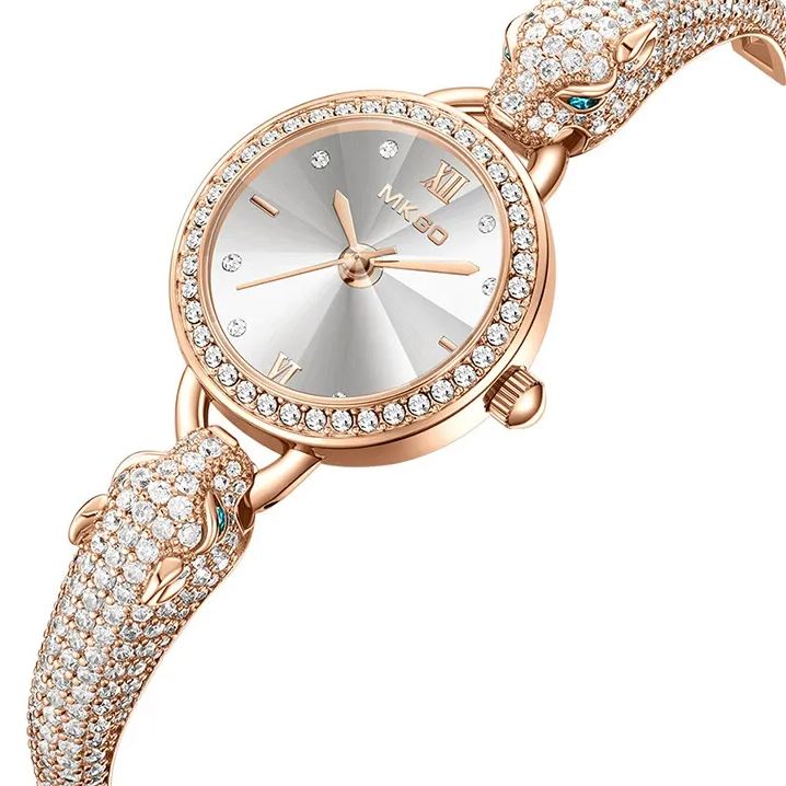 W-2011-BESTKANG Fashion Simple Women's Quartz Watch Stainless Steel Mesh Strap Elegant Ladies Wrist Watch-Women