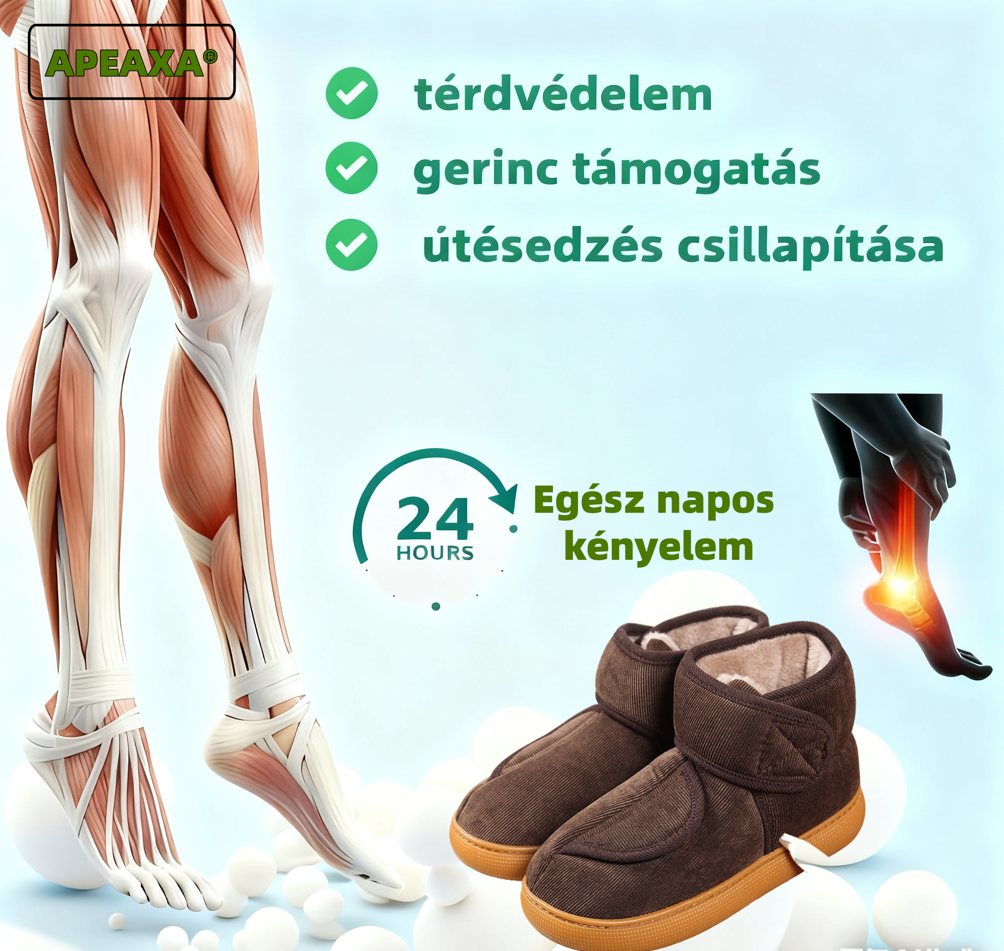 (🔥60% kedvezmény ma - ne hagyd ki!)⏰ Ergonomikus - Puha és kényelmes gyapjú meleg cipő (lábboltozat-támasztással - megkönnyítve a járást)