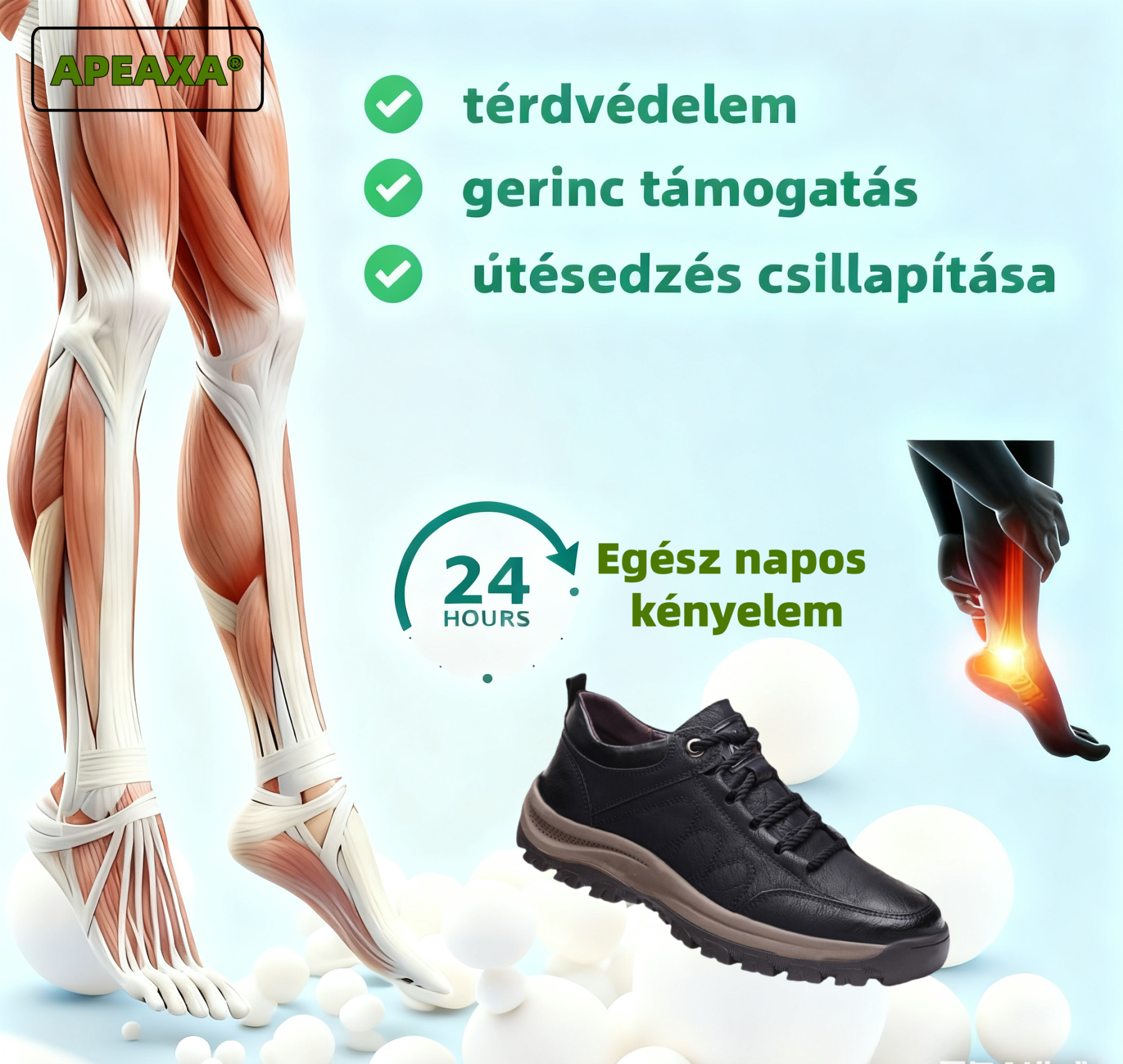 【🎁60% kedvezmény ma - Ne hagyja ki】Ergonómiailag tervezett ausztrál bőr ortopéd cipők - Kiváló minőségű bőr + kézzel varrott 👞