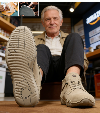 【🎁60% kedvezmény ma - Ne hagyja ki】Ergonómiailag tervezett ausztrál bőr ortopéd cipők - Kiváló minőségű bőr + kézzel varrott 👞