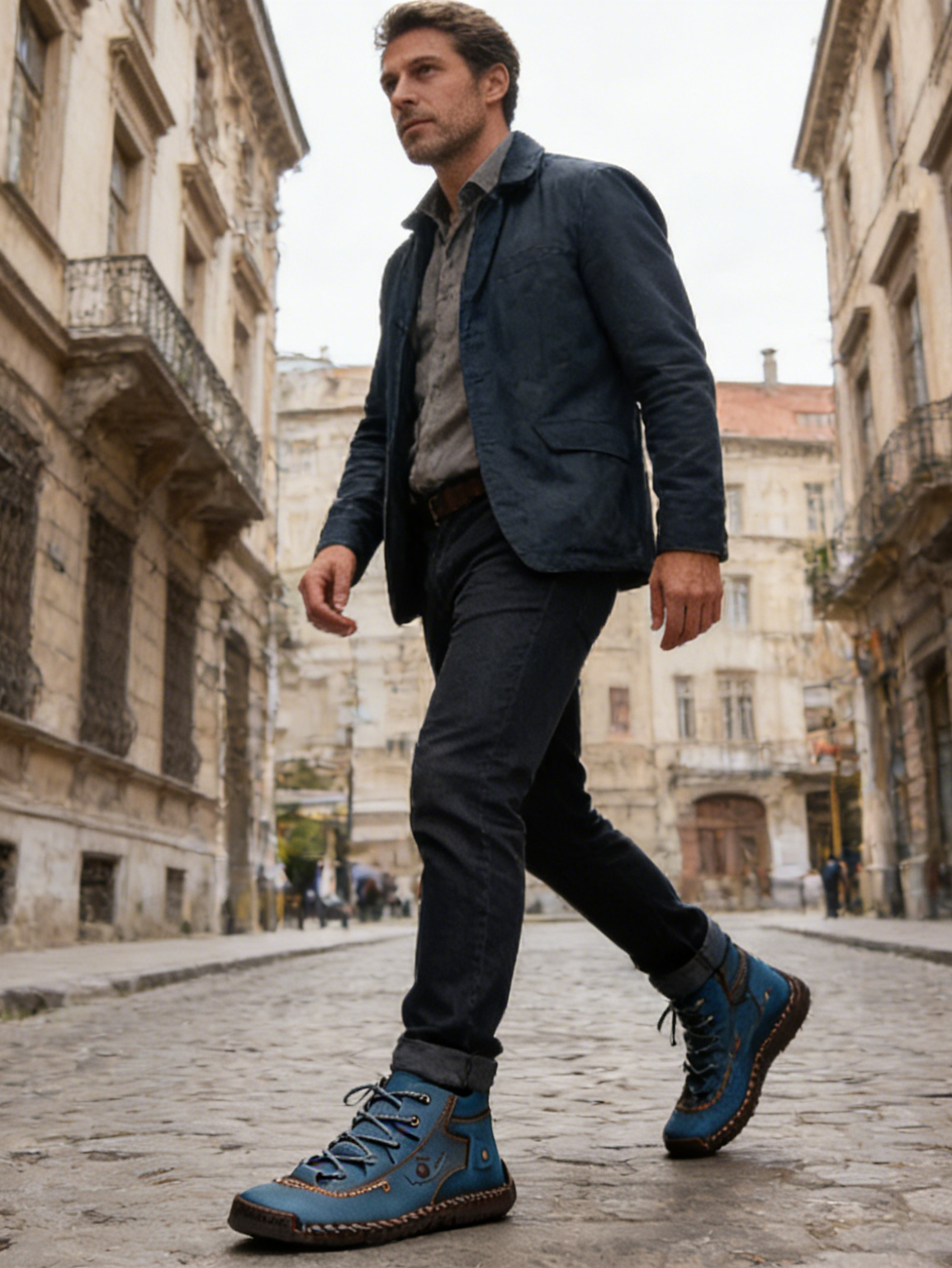 【🎁60% kedvezmény ma - Ne hagyja ki】Ergonómiailag tervezett ausztrál bőr ortopéd cipők - Kiváló minőségű bőr + kézzel varrott 👞