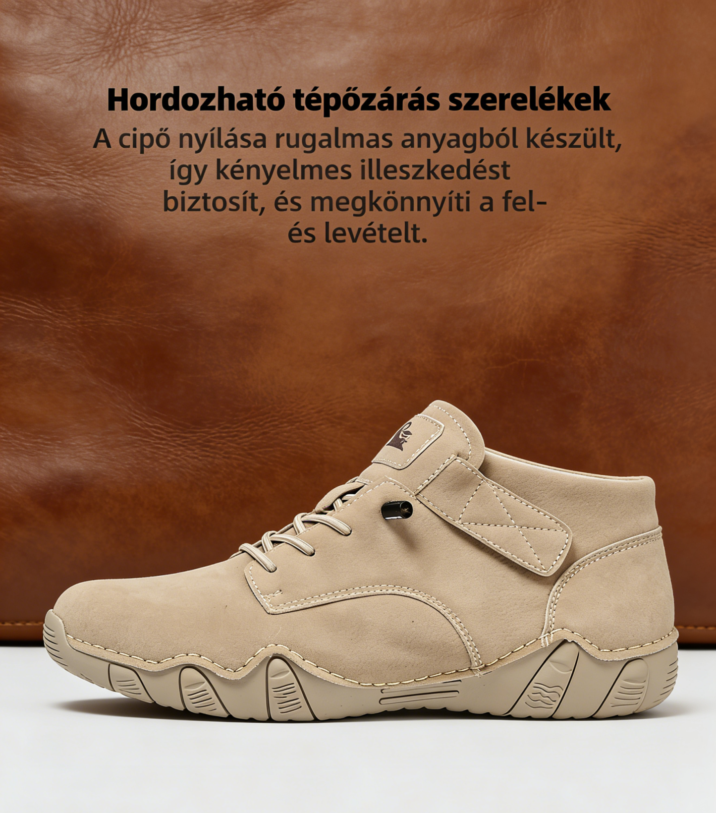 【🎁60% kedvezmény ma - Ne hagyja ki】Ergonómiailag tervezett ausztrál bőr ortopéd cipők - Kiváló minőségű bőr + kézzel varrott 👞