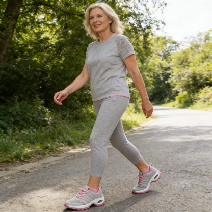 (🔥60% zniżki dzisiaj - nie przegap!) ⏰Ergonomiczna konstrukcja - miękkie i wygodne, amortyzowane, ortopedyczne buty sportowe dla kobiet (podparcie łuku stopy, łagodzenie dyskomfortu)