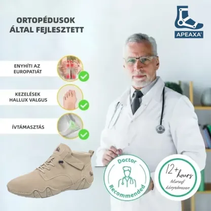 【🎁60% kedvezmény ma - Ne hagyja ki】Ergonómiailag tervezett ausztrál bőr ortopéd cipők - Kiváló minőségű bőr + kézzel varrott 👞