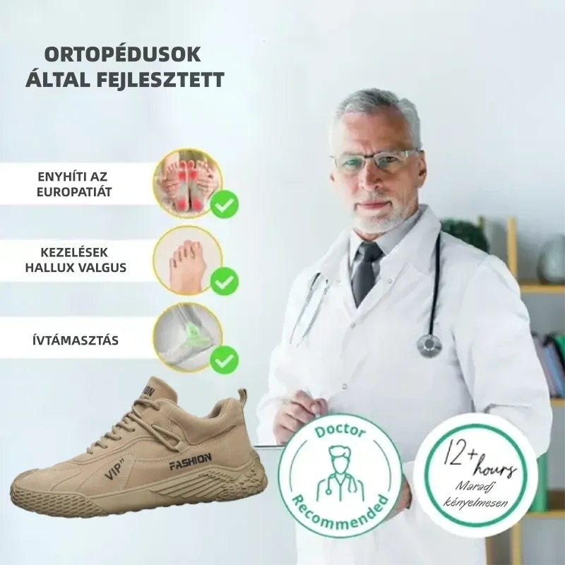 (🔥Ma 60% kedvezmény - ne hagyd ki!)⏰ - APEAXA® Márka - Puha és kényelmes német ortopéd cipők✅ (enyhíti a lábfájdalmat)