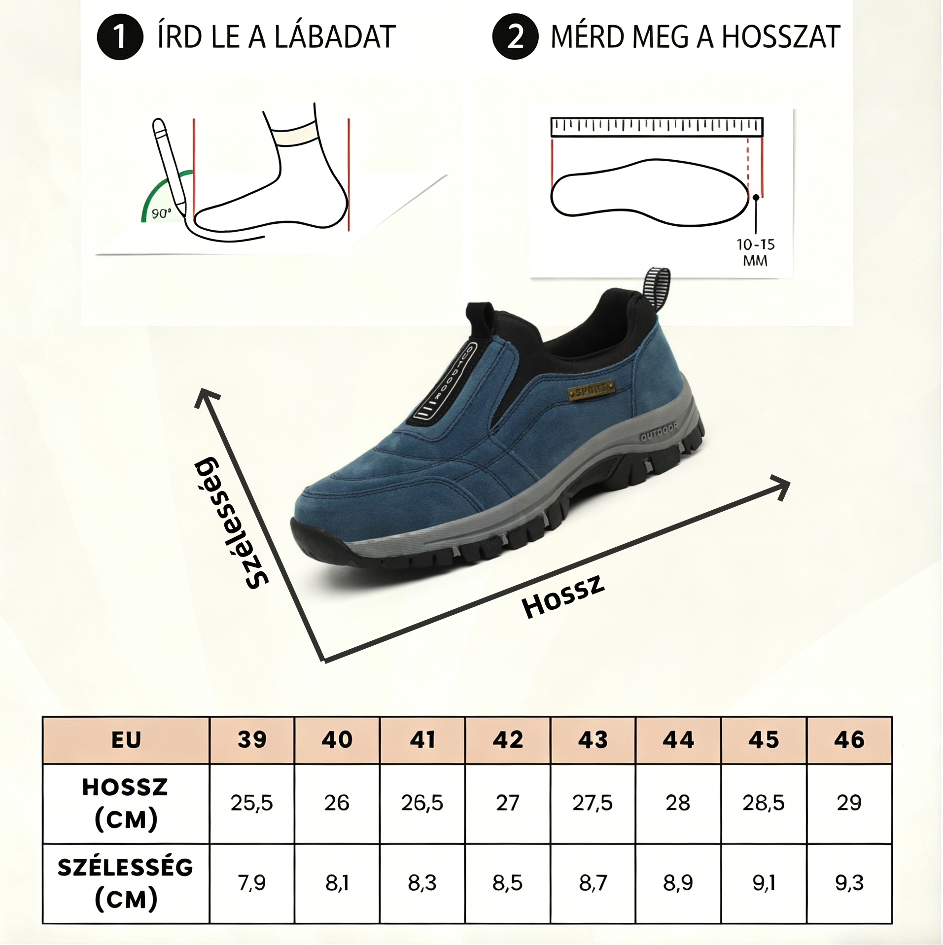 (🔥60% kedvezmény ma - ne maradj le!) APEXA® - Új férfi ortopédiai párnázó cipők ✅ Mondj búcsút a lábfájásnak, és élvezd az egész napos kényelmet!