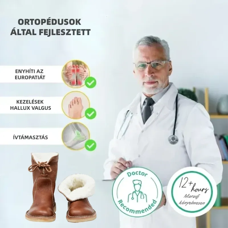 (🔥60% kedvezmény ma - ne hagyja ki ezt a lehetőséget) ⏰ - Puha és kényelmes vintage báránybőr csizma (lábboltozat-támasz - megkönnyíti a járást)