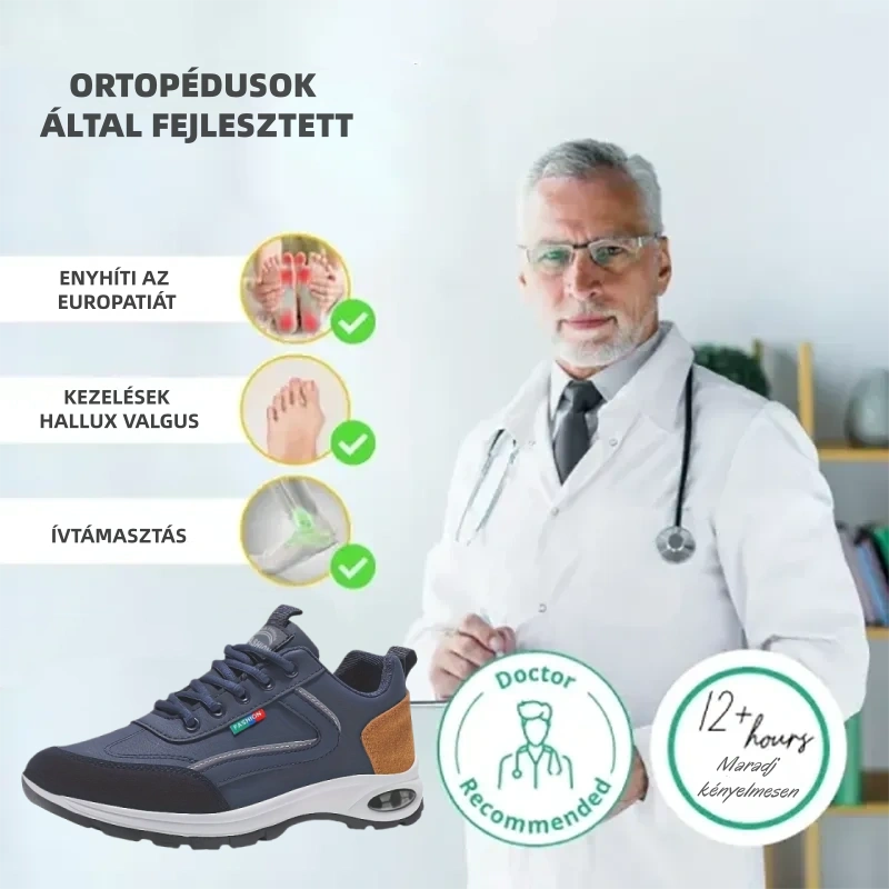(🔥Ma 60% kedvezmény - ne hagyd ki!)⏰ - APEAXA® Márka - Puha és kényelmes német ortopéd cipők✅ (enyhíti a lábfájdalmat)