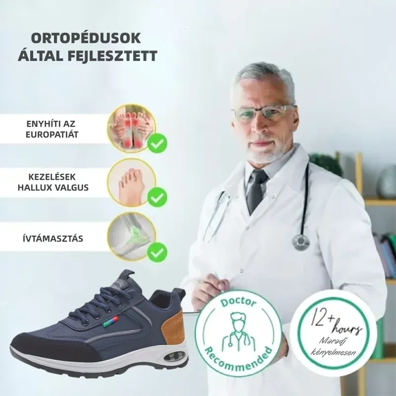 (🔥Ma 60% kedvezmény - ne hagyd ki!)⏰ - APEAXA® Márka - Puha és kényelmes német ortopéd cipők✅ (enyhíti a lábfájdalmat)