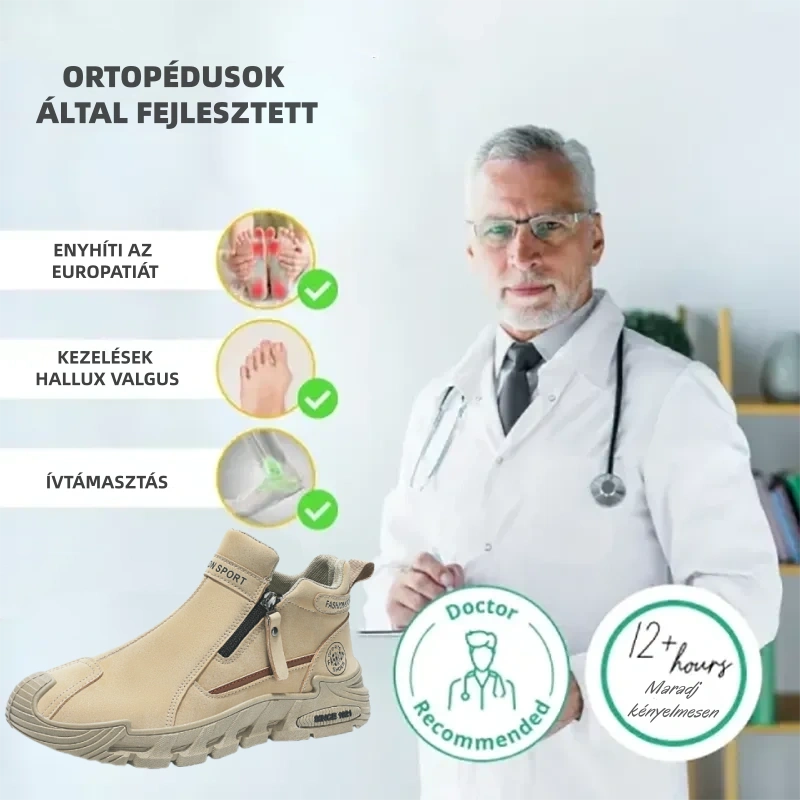 (🔥Ma 60% kedvezmény - ne hagyd ki!)⏰ - APEAXA® Márka - Puha és kényelmes német ortopéd cipők✅ (enyhíti a lábfájdalmat)