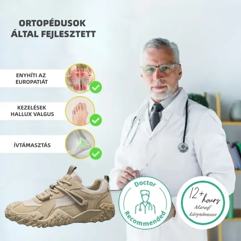 (🔥Ma 60% kedvezmény - ne hagyd ki!)⏰ - APEAXA® Márka - Puha és kényelmes német ortopéd cipők✅ (enyhíti a lábfájdalmat)
