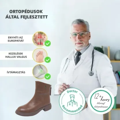 (🔥60% kedvezmény ma - ne maradj le!) ⏰ - APEAXA® márka - puha és kényelmes ortopéd bokacsizma ✅ (enyhíti a lábfájdalmat)