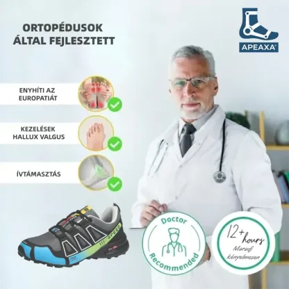 (🔥60% kedvezmény ma - ne maradj le!) ⏰Ergonómikus - Puha és kényelmes ortopéd sportcipő (lábboltozat-támasz, járástámasz)
