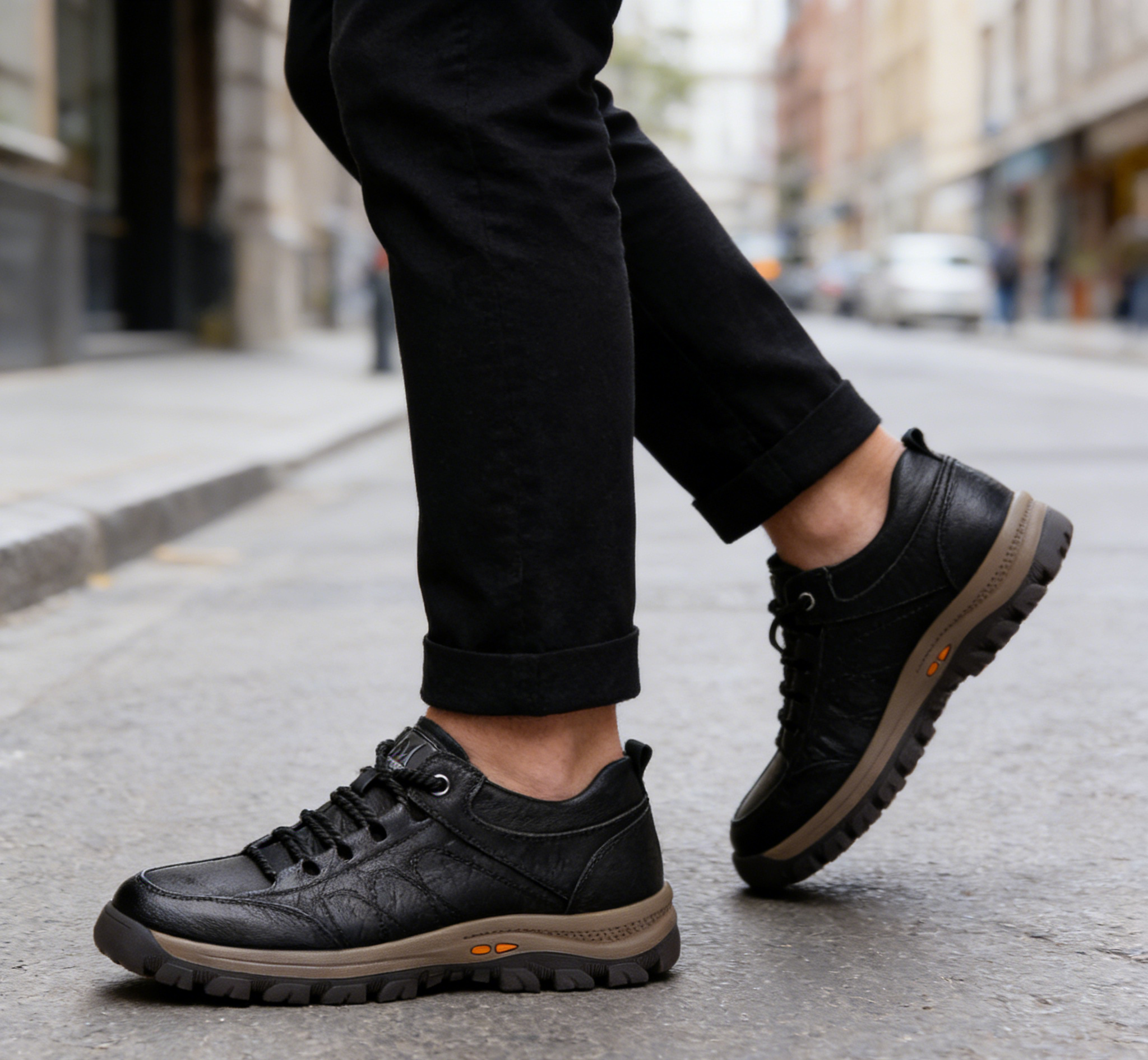 【🎁40% kedvezmény ma - Ne hagyja ki】Ergonómiailag tervezett ausztrál bőr ortopéd cipők - Kiváló minőségű bőr + kézzel varrott 👞