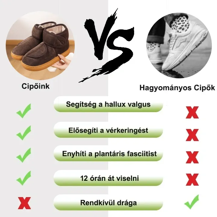 (🔥60% kedvezmény ma - ne hagyd ki!)⏰ Ergonomikus - Puha és kényelmes gyapjú meleg cipő (lábboltozat-támasztással - megkönnyítve a járást)