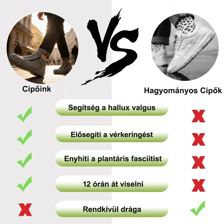 【🎁60% kedvezmény ma - ne hagyd ki】 Ergonomikus kialakítású ortopéd cipő - kiváló minőségű bőr + kézzel varrott 👞