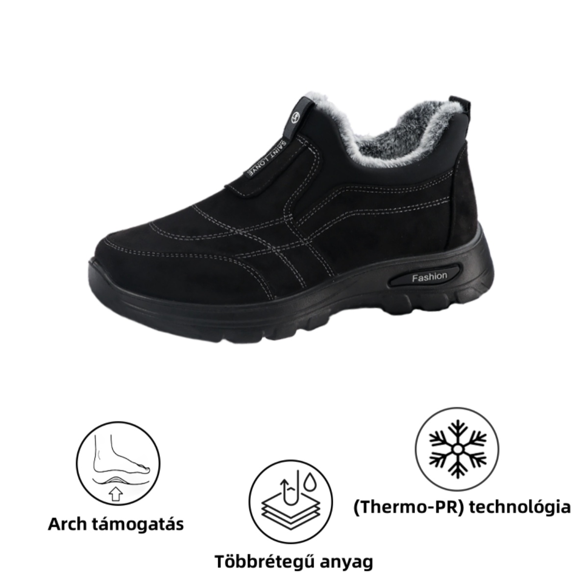 【🎁50% KEDVEZMÉNY MA – NE HAGYD KI】Ergonomikus kialakítású ortopéd téli csizma – ívtámasz 👞Fájdalmak enyhítése járás közben