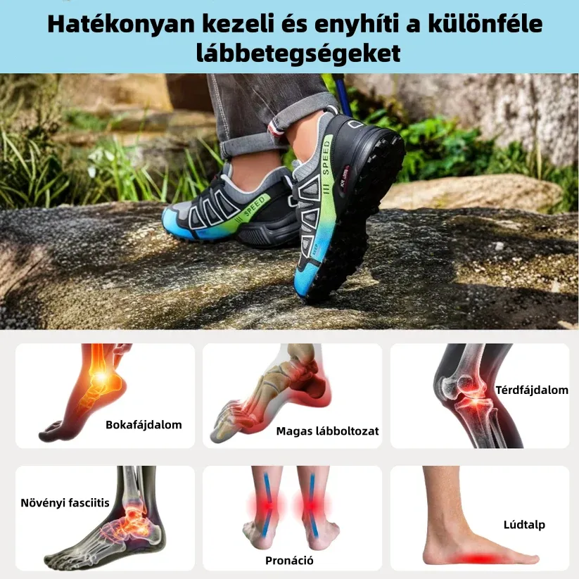 (🔥60% kedvezmény ma - ne maradj le!) ⏰Ergonómikus - Puha és kényelmes ortopéd sportcipő (lábboltozat-támasz, járástámasz)