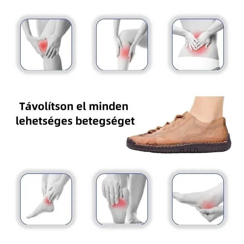 【🎁60% kedvezmény ma - ne hagyd ki】 Ergonomikus kialakítású ortopéd cipő - kiváló minőségű bőr + kézzel varrott 👞