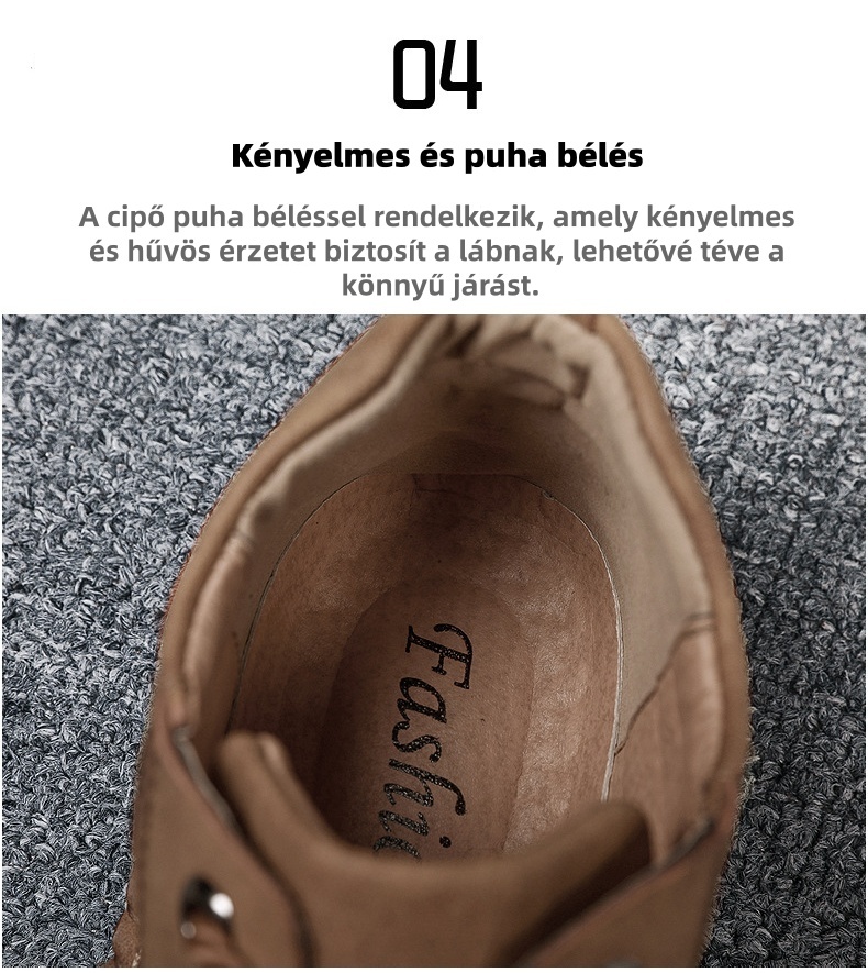 【🎁60% kedvezmény ma - Ne hagyja ki】Ergonómiailag tervezett ausztrál bőr ortopéd cipők - Kiváló minőségű bőr + kézzel varrott 👞