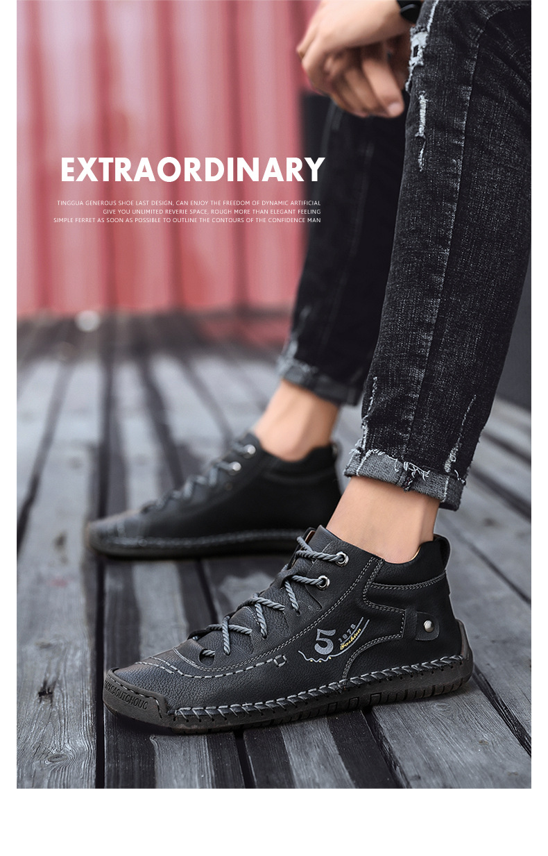 【🎁60% kedvezmény ma - Ne hagyja ki】Ergonómiailag tervezett ausztrál bőr ortopéd cipők - Kiváló minőségű bőr + kézzel varrott 👞