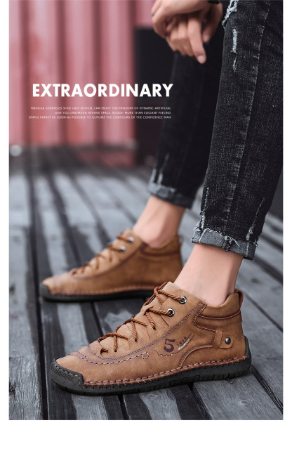 【🎁60% kedvezmény ma - Ne hagyja ki】Ergonómiailag tervezett ausztrál bőr ortopéd cipők - Kiváló minőségű bőr + kézzel varrott 👞