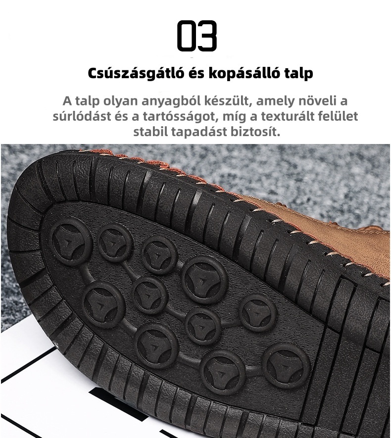 【🎁60% kedvezmény ma - Ne hagyja ki】Ergonómiailag tervezett ausztrál bőr ortopéd cipők - Kiváló minőségű bőr + kézzel varrott 👞