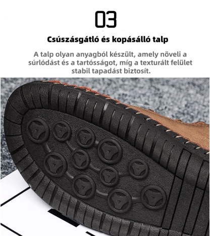 【🎁60% kedvezmény ma - Ne hagyja ki】Ergonómiailag tervezett ausztrál bőr ortopéd cipők - Kiváló minőségű bőr + kézzel varrott 👞