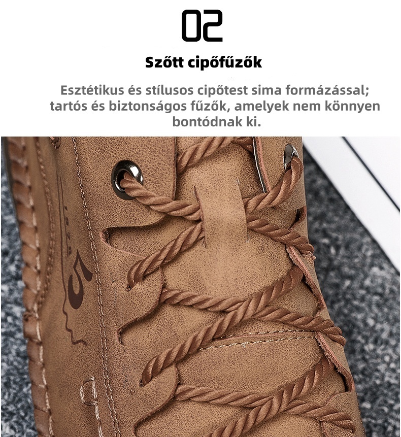 【🎁60% kedvezmény ma - Ne hagyja ki】Ergonómiailag tervezett ausztrál bőr ortopéd cipők - Kiváló minőségű bőr + kézzel varrott 👞